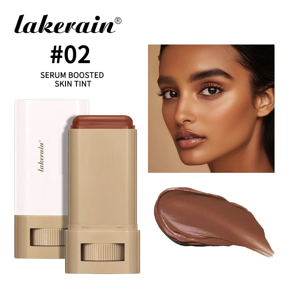 6Color Tinted Foundation Cream Stick Waterproof Lasting Oil-Control Cover Acne Makeup Smooth Moisturize Concealer Serum Balm
