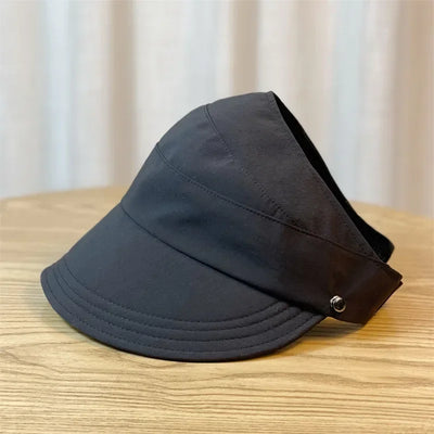 1Pc Women'S Visors Fashion Sun Protection Hats Creative Face Mask Hook Design Hats New Product Summer Sun Hat Apparel Accessorie